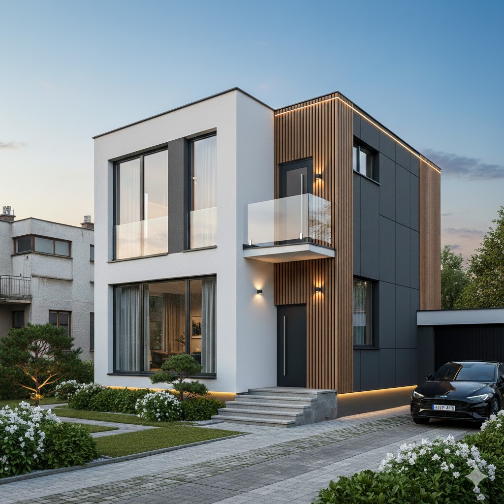 nowoczesny dom z pro